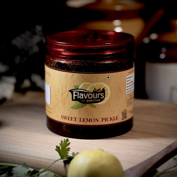 Sweet Lemon Pickle (Khatta Meetha Nimbu Achaar)