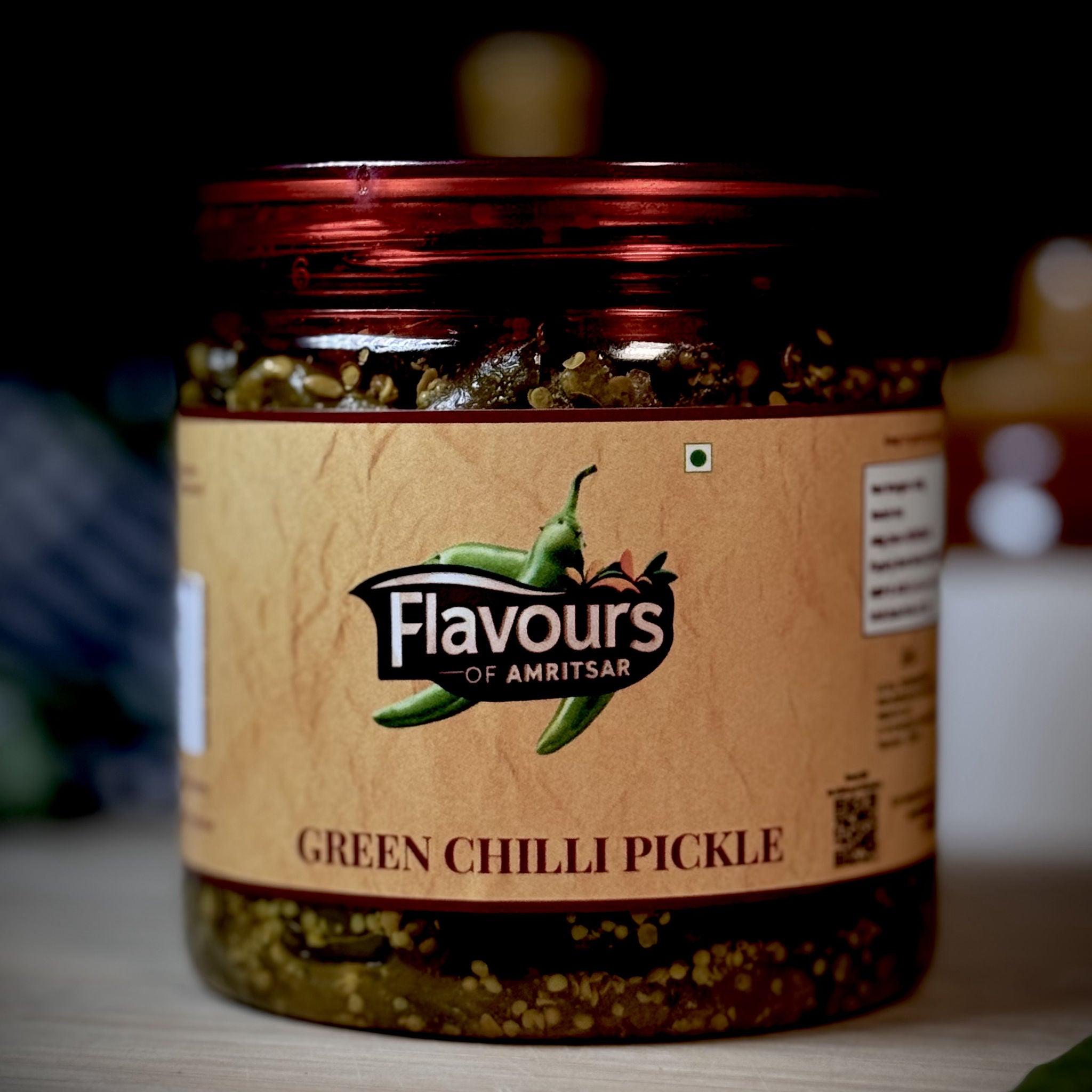 Green Chilli Pickle (Hari Mirch ka Achaar)