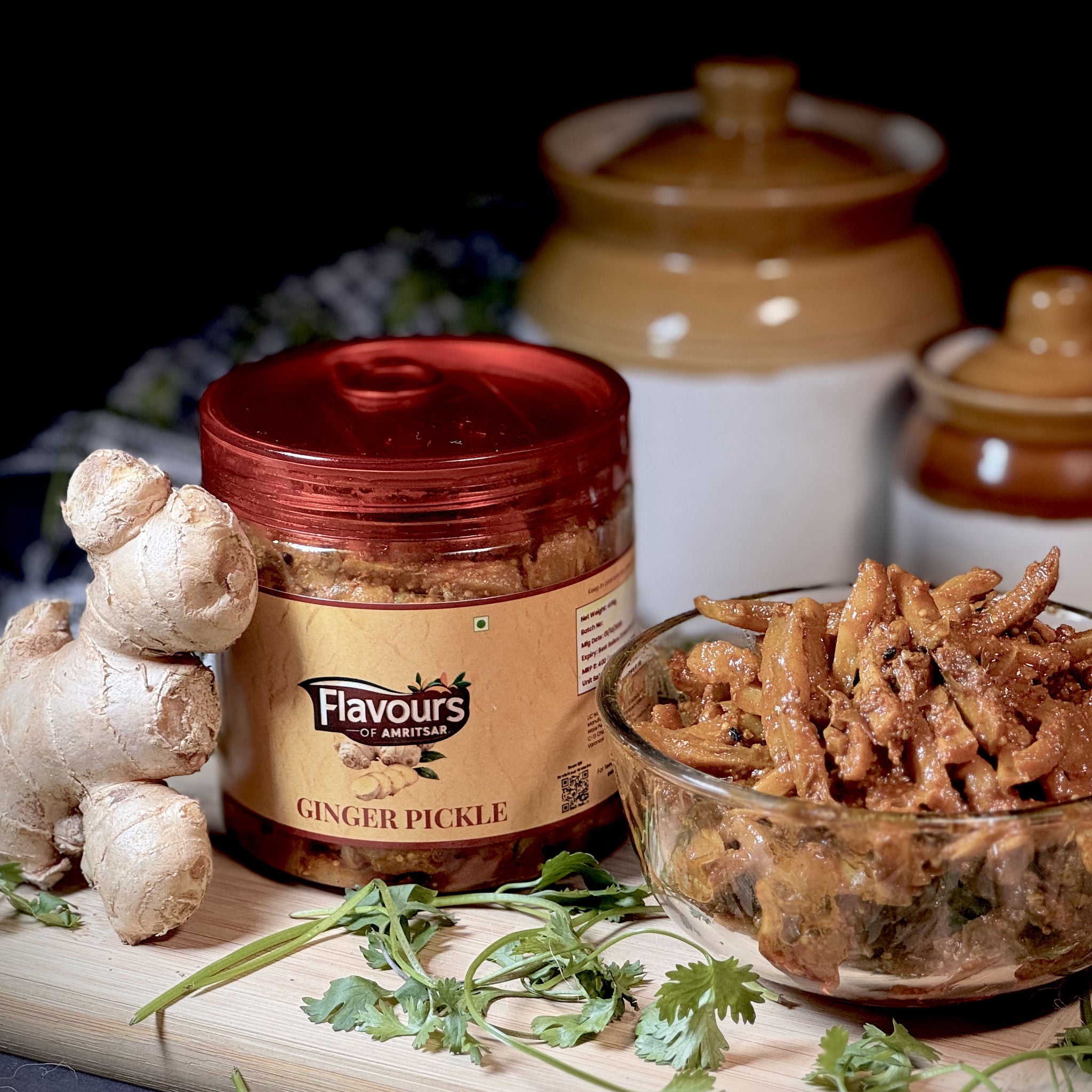 Ginger Pickle (Adrak ka Achaar)