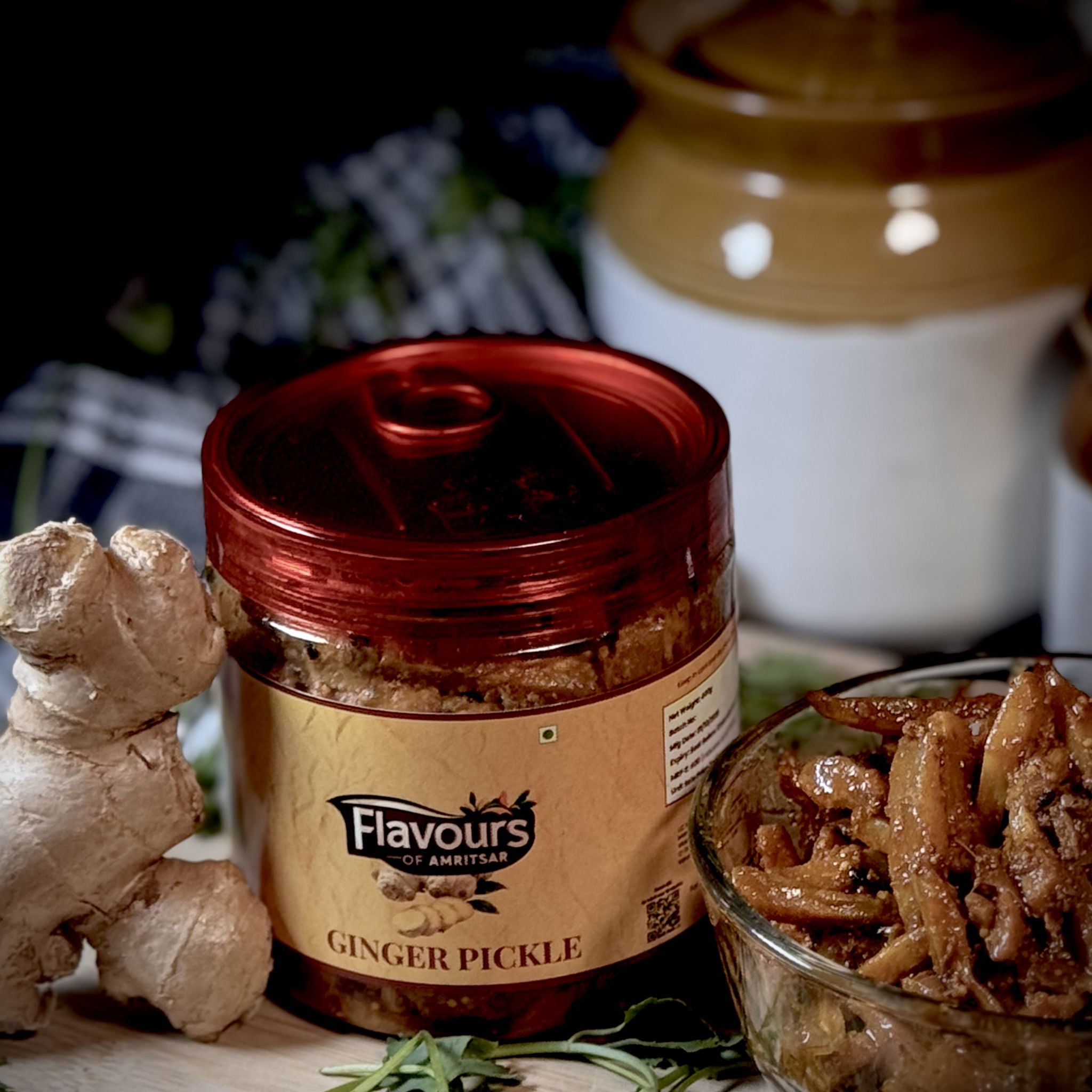 Ginger Pickle (Adrak ka Achaar)