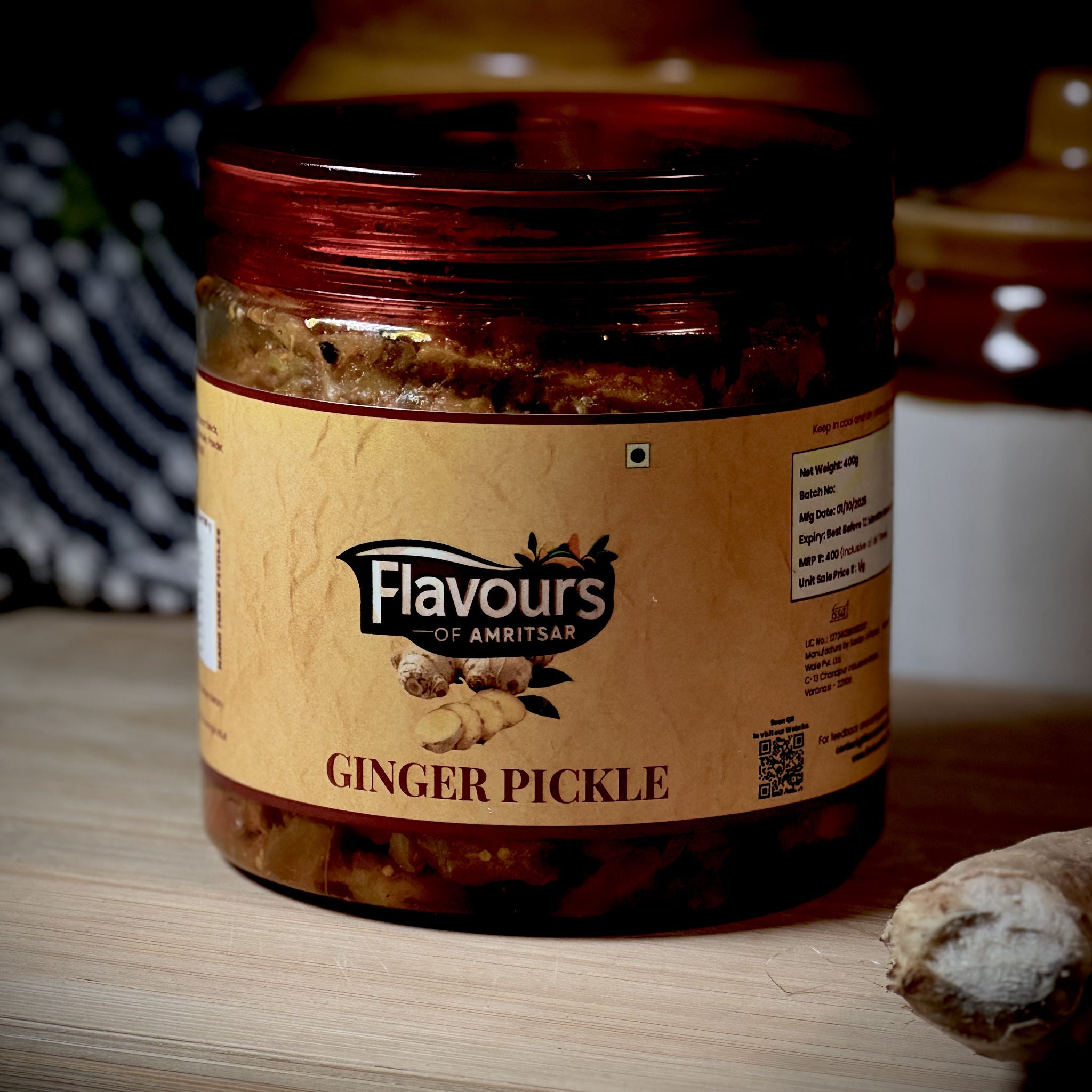 Ginger Pickle (Adrak ka Achaar)