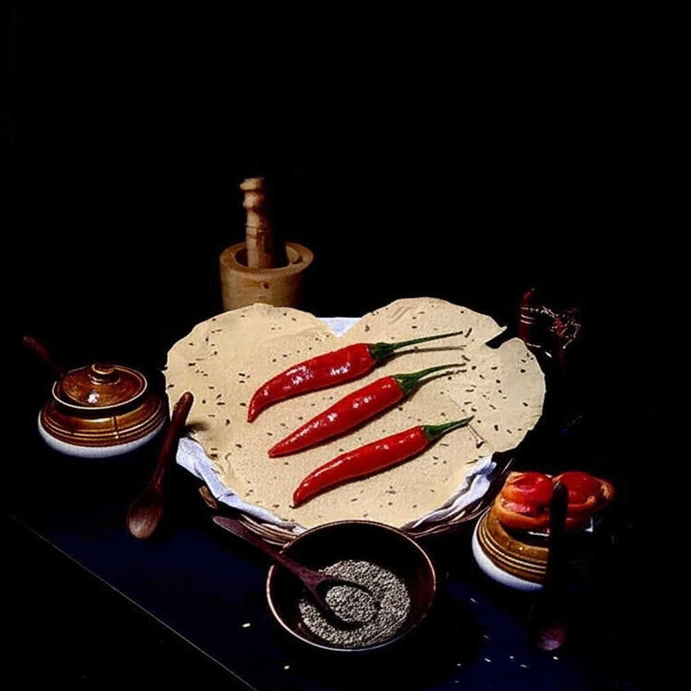 Red Chili Jeera Papad